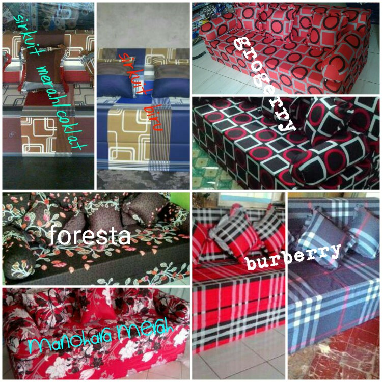 Sofa Bed Inoac 200 x 160 x 20 garansi 10 tahun