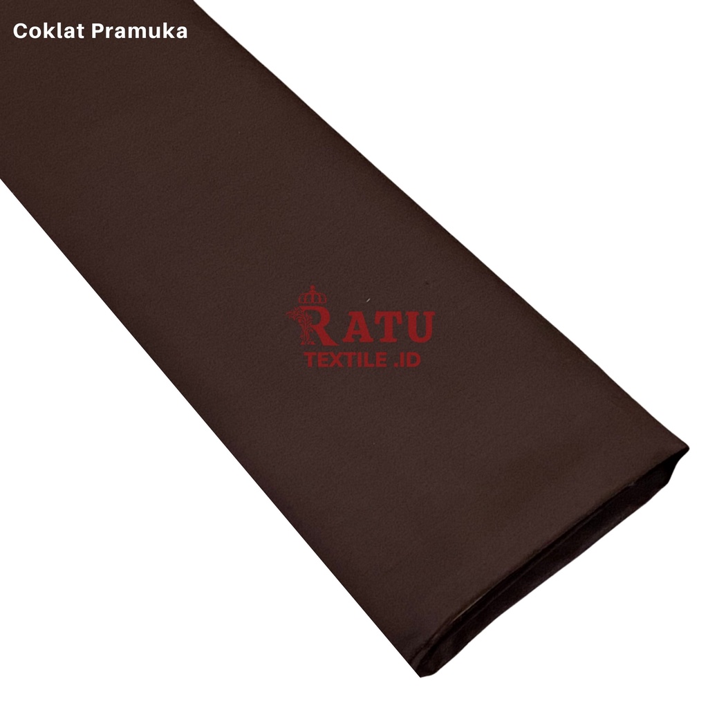 Kain Katun Toyobo Fodu Toyobo Royal Mix  Toyobo RM Toyobo Premium-Coklat Pramuka