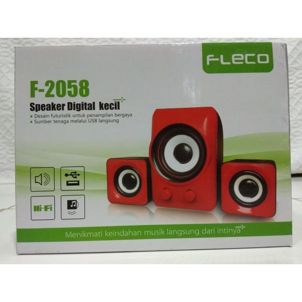 FLECO F-2058 / SPEAKER DIGITAL KECIL