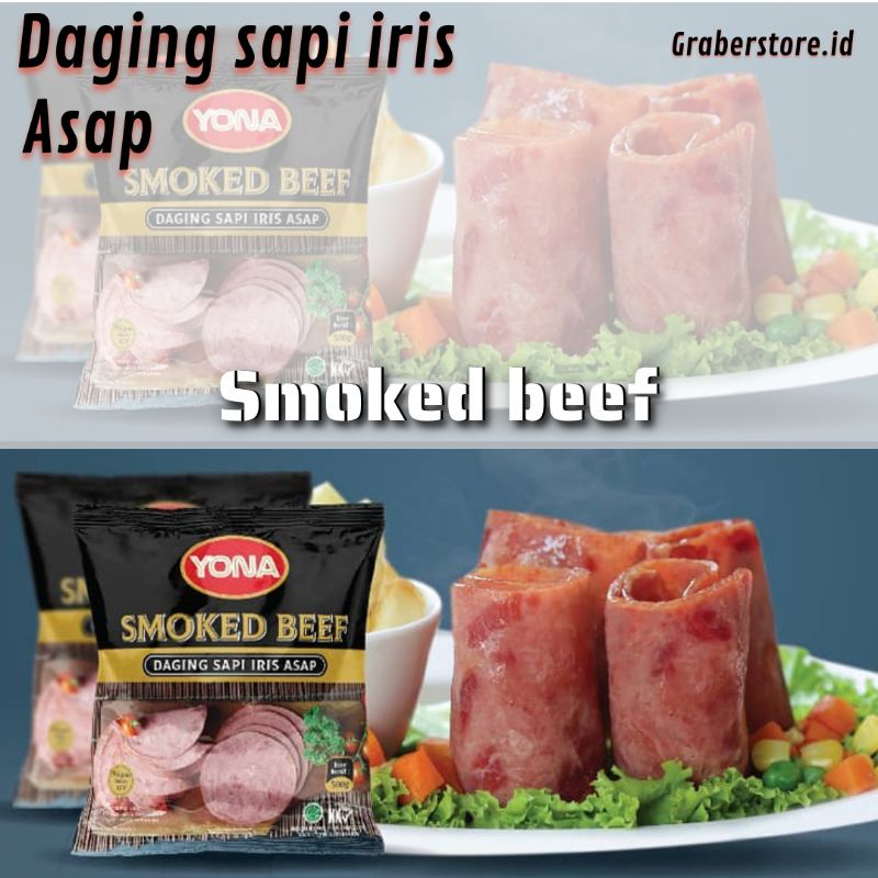 

Yona Smoked Beef 250gr / Daging Sapi Iris Asap Yona Frozen Food