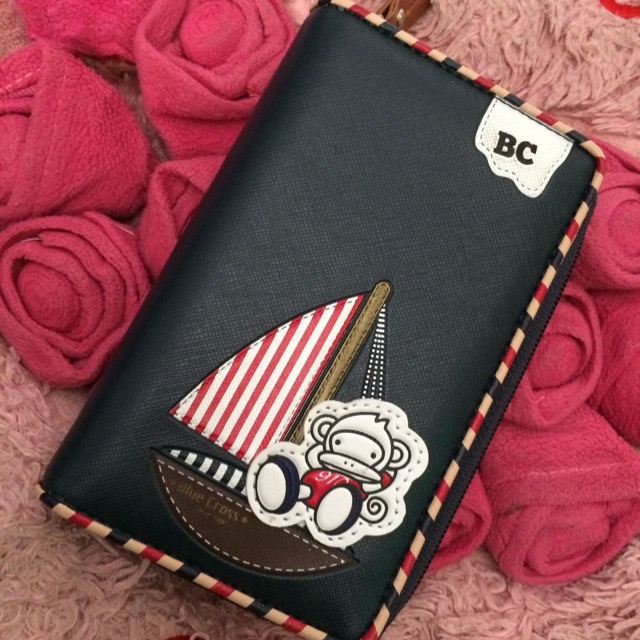 dompet blue cros/#milk teddy#chatelain