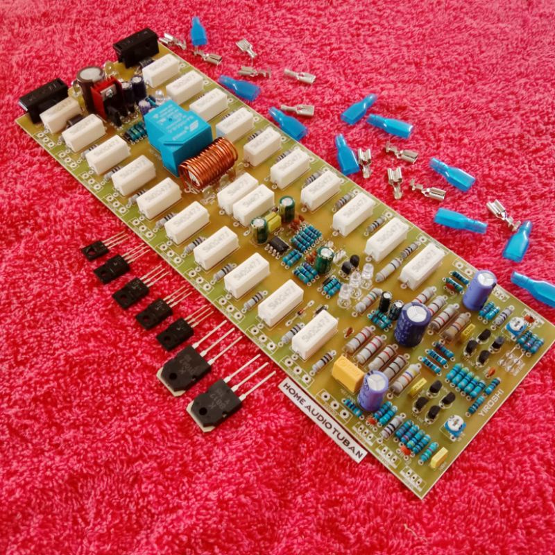 KIT DRIVER YIROSHI 3U plus INBAL PROTEKTOR dan LED CLIP PCB FIBER fr4