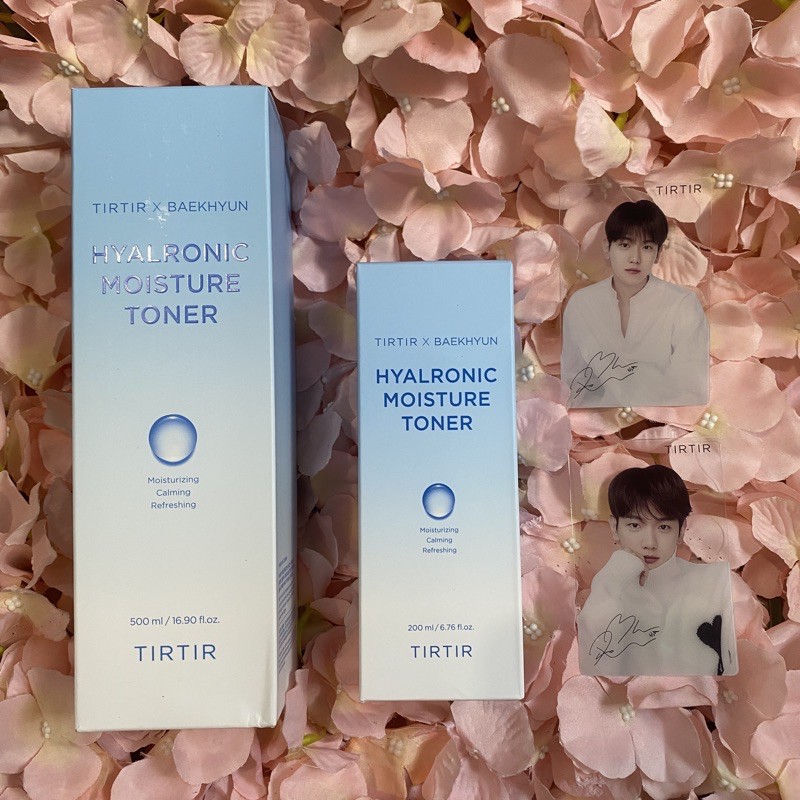 EXO BAEKHYUN x TIRTIR TONER + PHOTOCARD TRANSPARAN