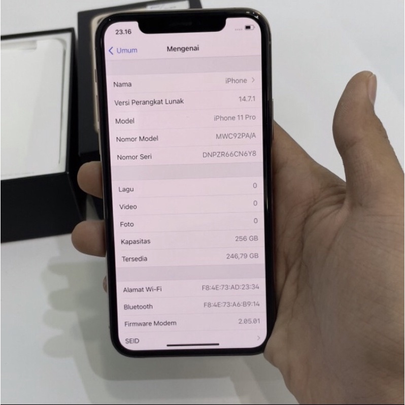 Iphone 11 pro 64gb 128gb 256gb ibox on 2022 second original mulus like new-1