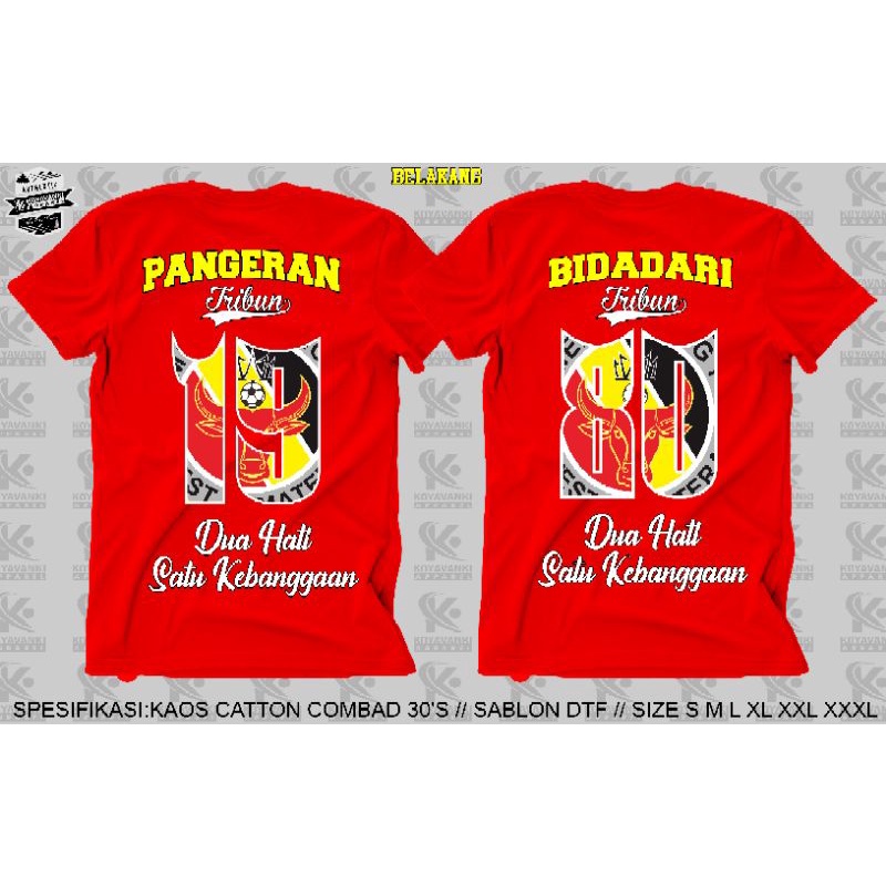 Kaos couple Suporter Semen Padang FC