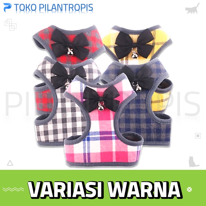 ROMPI KUCING TALI HARNES KUCING HARNESS TALI TUNTUN KUCING UNTUK JALAN MURAH HERNES HARNEST KUCING