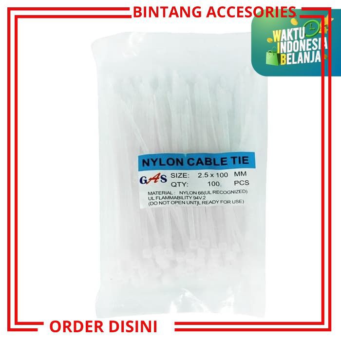 W207 KABEL RIPET KABEL TIES TALI RIPET PENDEK AKSESORIS MOTOR PERALATAN MOTOR