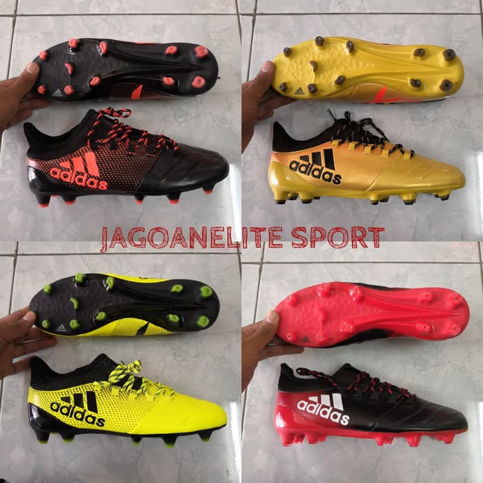 Sepatu Bola Adidas x17 Suarez - Orange- 40