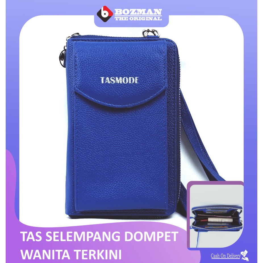 Tas Mode Wanita /  Tas Selempang Minibag Pocket PU Leather