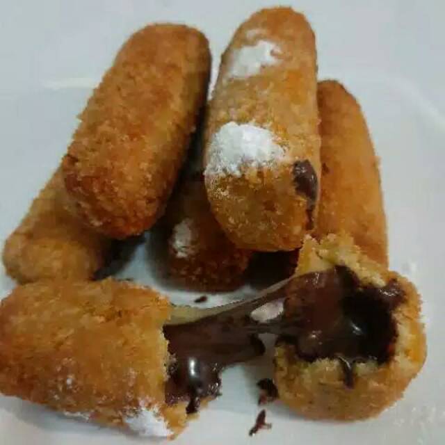 

Mozreng mozarella coklat + gula halus