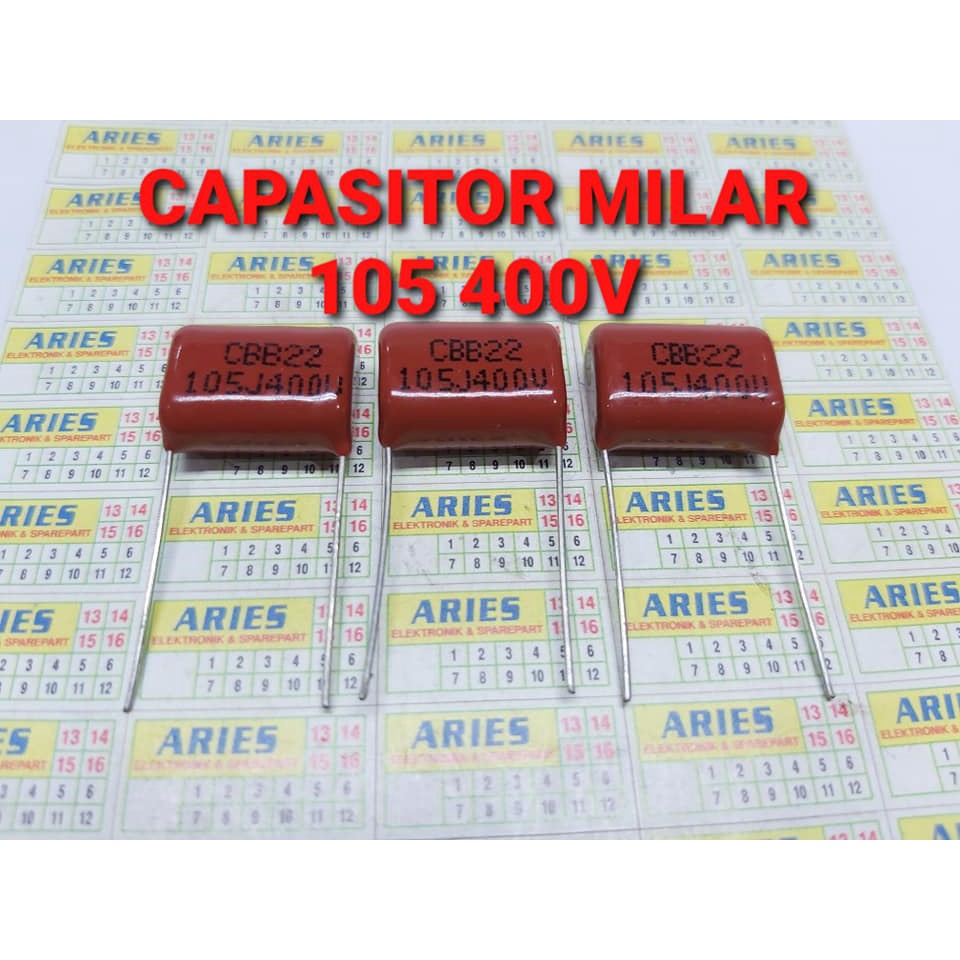 CAPASITOR MILAR 105 400V SLIM