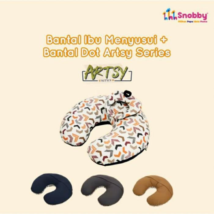 Snobby Nursing Pillow Bantal Ibu Menyusui Bantal Dot Artsy Tpb5822