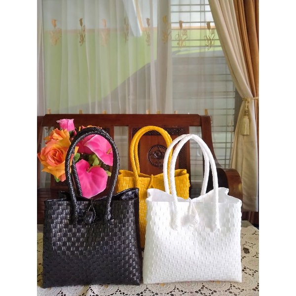 Tas Anyam Jali S/ tas anyam jali premiun/ tas anyam tali panjang/tas wanita/tas jali