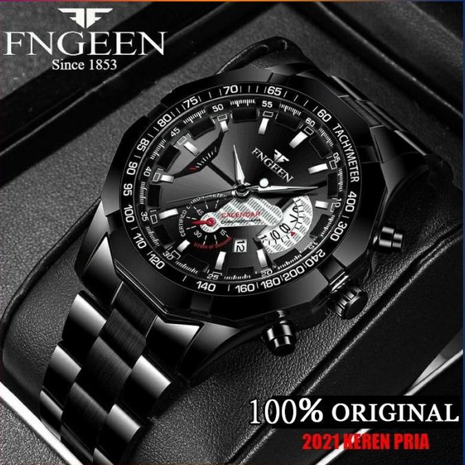 Jam Tangan Pria Anti Air ORI FNGEEN S001 Luxury Termurah