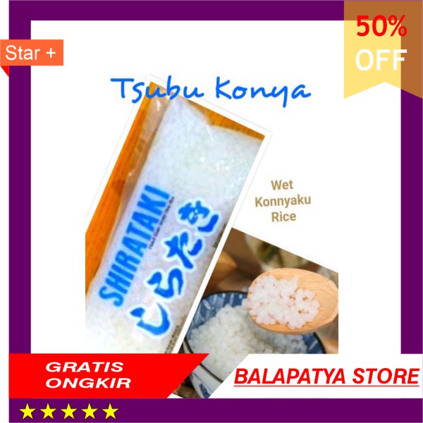 

Wet Konnyaku Rice Tsubu Konya untuk Keto Diet