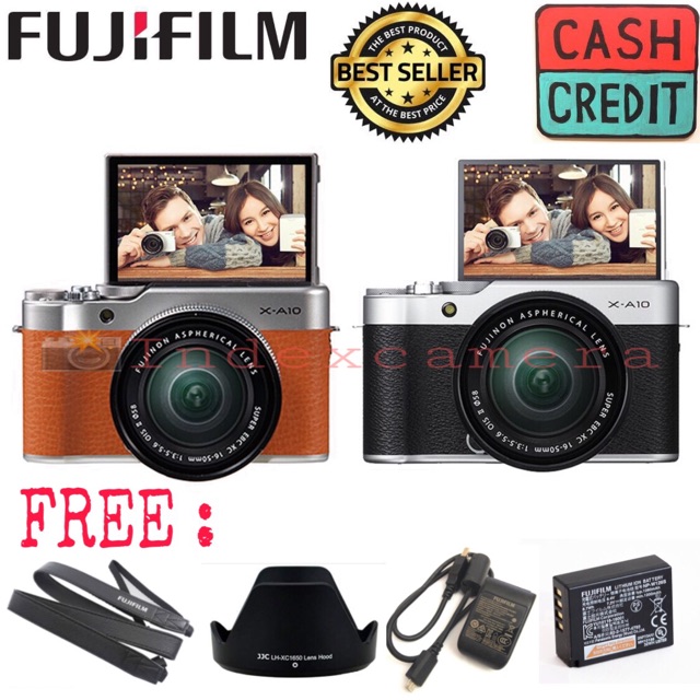 Fujifilm X-A10 Kit 16-50MM OIS II PROMO PAKET LENGKAP-6