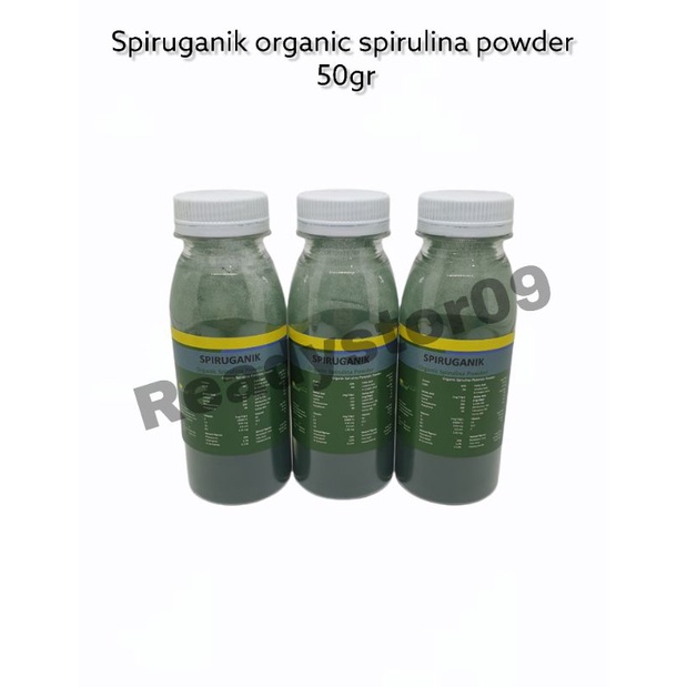 Spiruganik organik spirulina powder organic / spirulina plantesis 50gr