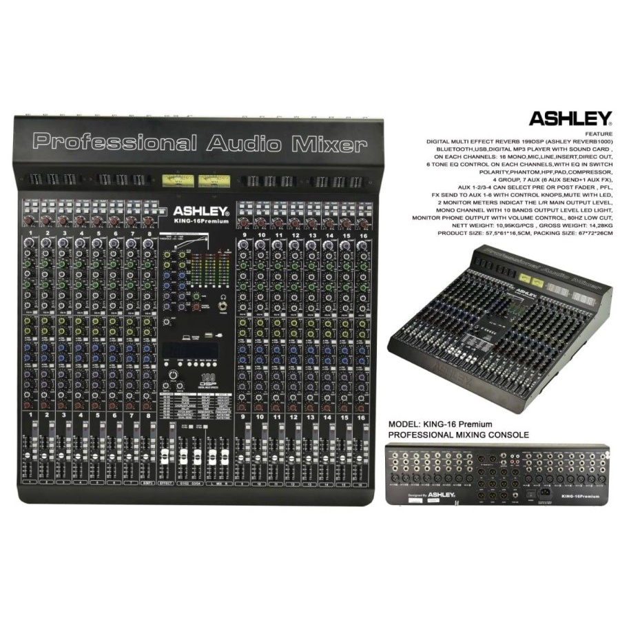 MIXER ASHLEY KING 16 PREMIUM KING16 PREMIUM KING16PREMIUM ORIGINAL