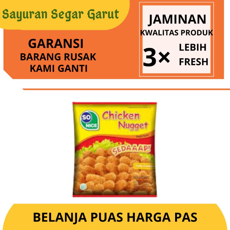 So Nice Sedaap Chiken Nugget 250gr By Frozen Food Garut