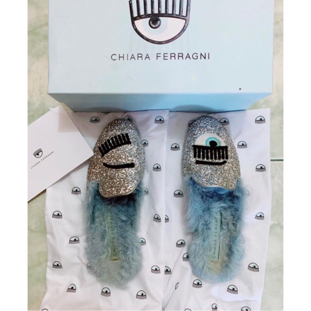 Preloved like new sepatu chiara ferragni size 36 insole 24