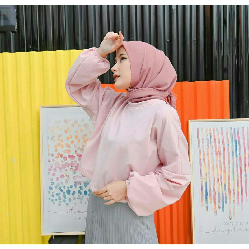 JOVANKA OVERSIZE CROP | CROPTOP OVERSIZE | CROPTOP MURAH | SWEATER OVERSIZE | CROPTOP LILAC