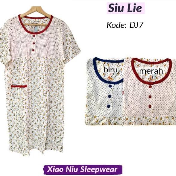 Model Baru - Daster Kaos Jumbo Siu Lie LD 120 / Baju Tidur Wanita