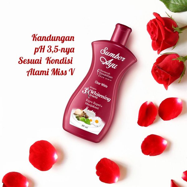 Sumber Ayu Clear White Triple Whitening Extract Sabun Pembersih Kewanitaan