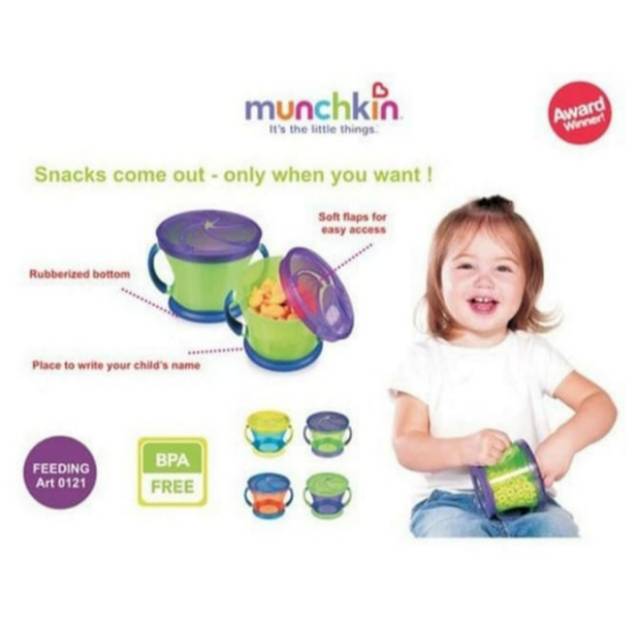 MUNCHKIN Baby Snack Catcher Tempat Camilan Bayi Snack Container