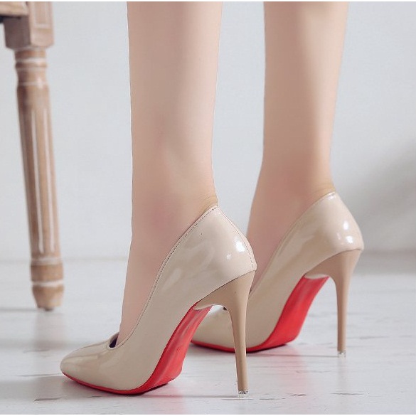 FD High Heels Pesta Wanita Import Sendal Hak Tinggi Kerja Cewek Kekinian Semi Formal HI-005