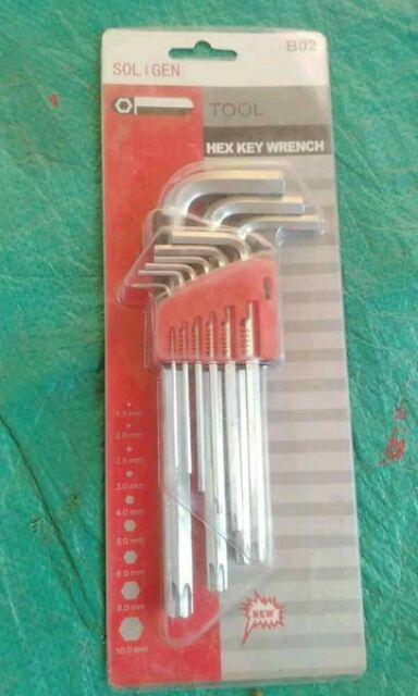 Kunci L Set Kombinasi Bintang Soligen