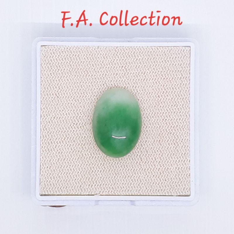 Batu Giok Oval Natural Asli
