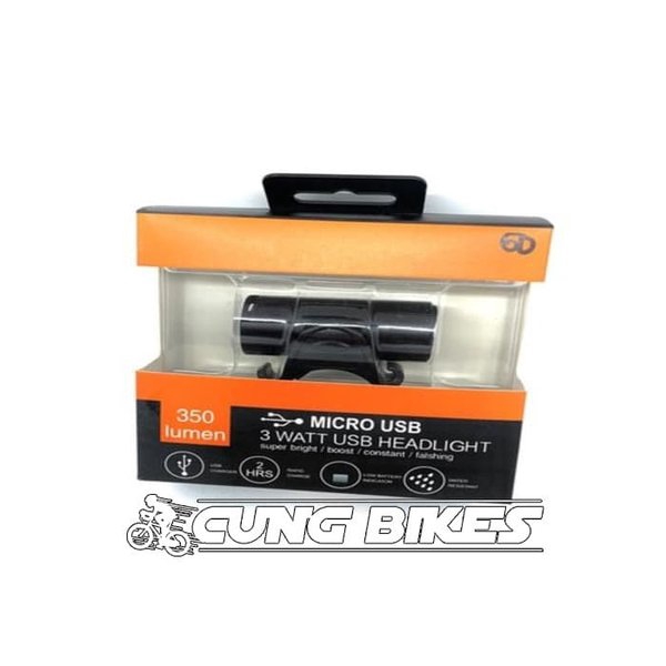 Lampu  Sepeda  LED CREE  350  Lumens XP G350 Silinder USB   Lampu  Sepeda  LED CREE  350  Lumens XP G350 Silinder USB
