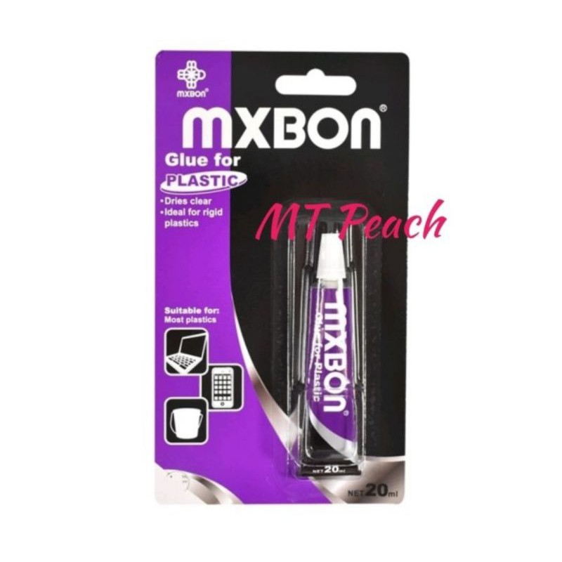 

MXBON LEM PLASTIK 20ML GLUE PLASTIC MXBON 20ML CLEAR