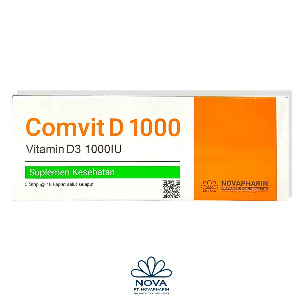 COMVIT D 1000IU/ VITAMIN D3 1000IU/ NOVAPHARIN