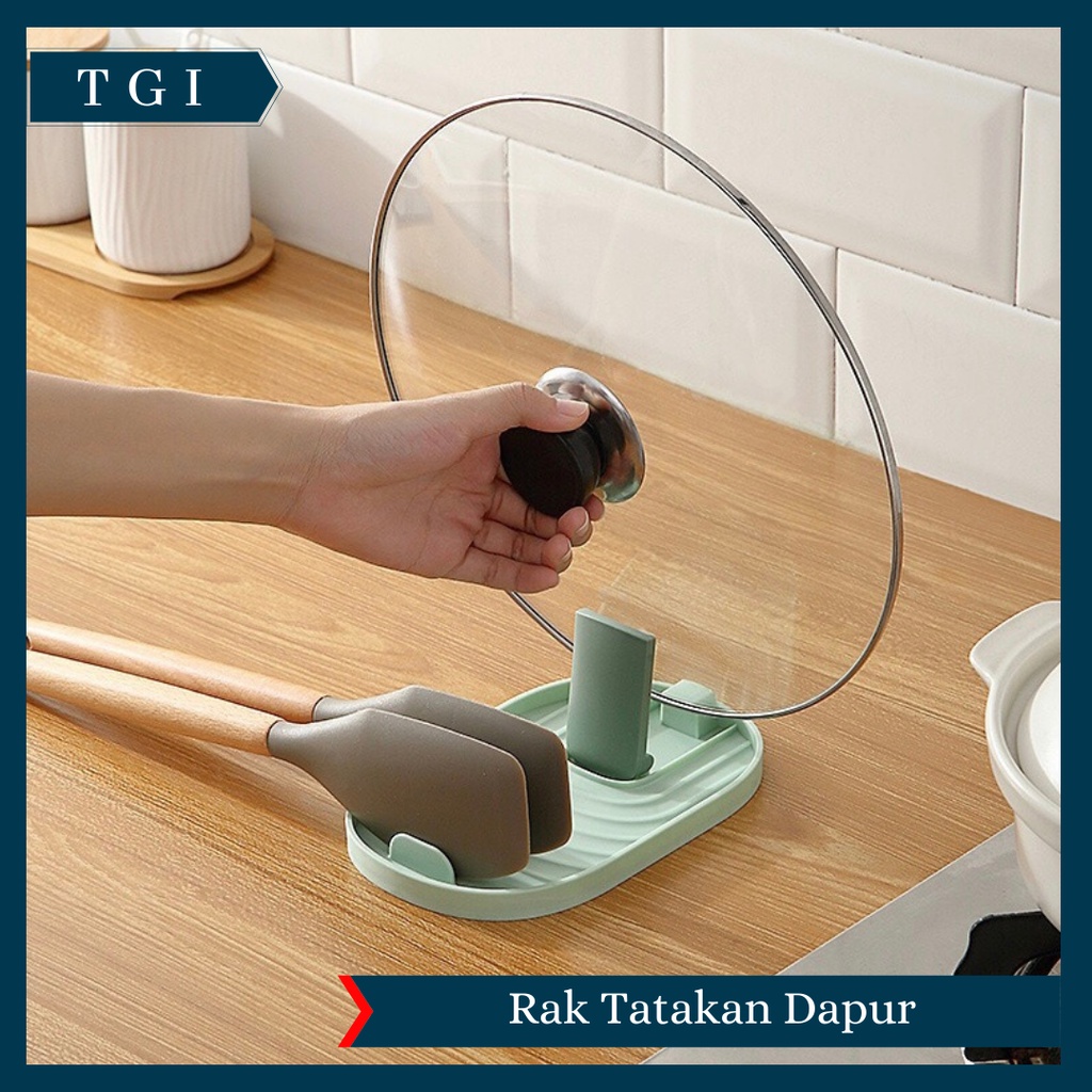 TGI - TATAKAN SENDOK SPATULA RAK SPATULA SUTIL TEMPAT TUTUP PANCI SENDOK