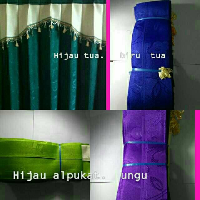 GORDEN  # POS # PONI RENDA PINTU JENDELA  PINK cantolan kawat s gorden pintu gorden jendela tirai