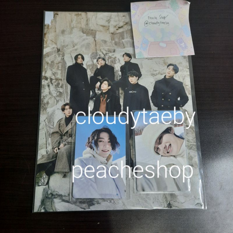 OFFICIAL PHOTOCARD PC TAEHYUNG JUNGKOOK TAEKOOK WINTER PACKAGE DVD WINPACK WP21 2021 V JK