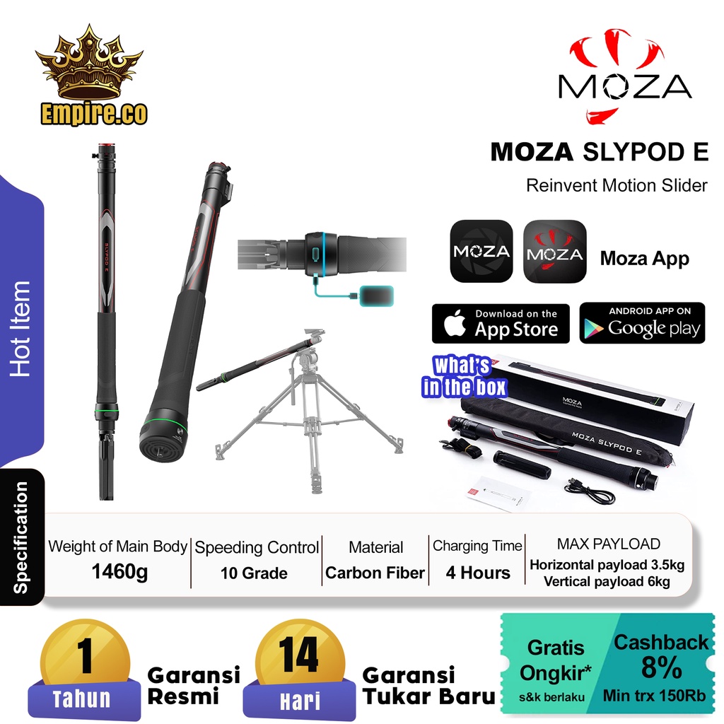 MOZA Slypod E Motorized Monopod