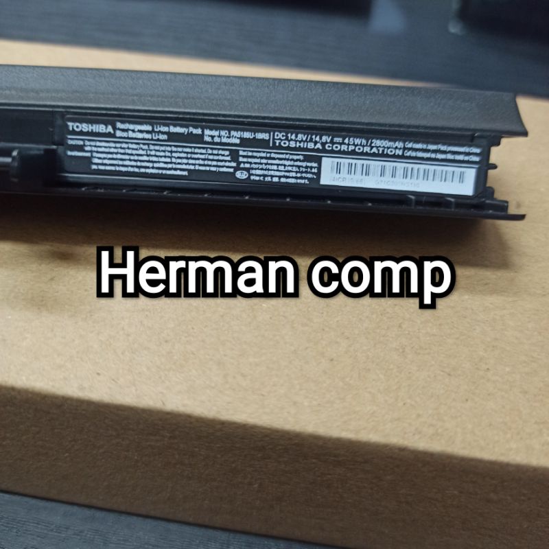 Original Baterai Toshiba PA5184 PA5185 PA5186 PA5195