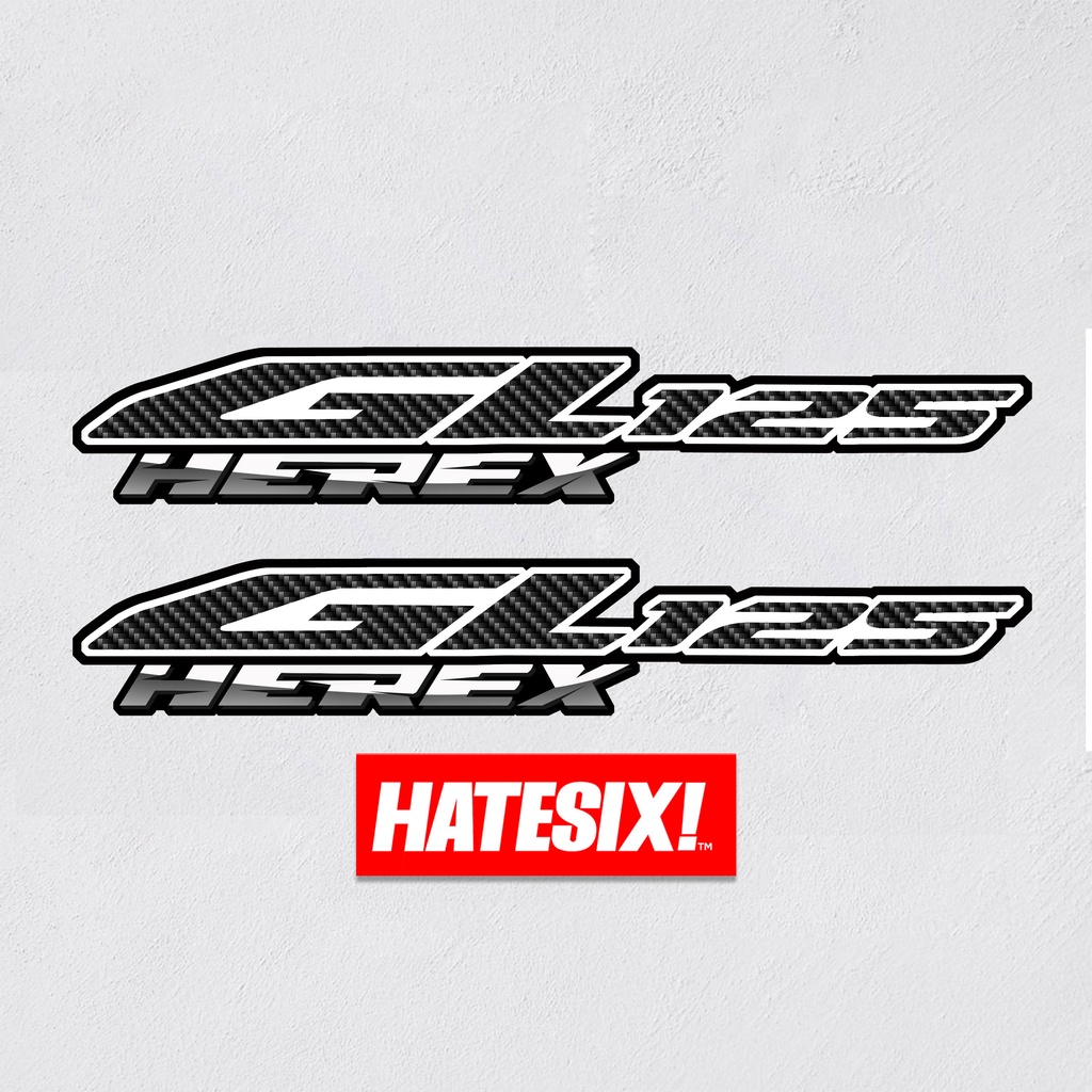 Stiker Sticker Decal Honda GL100 GL125 GL200 Herex Hatesix