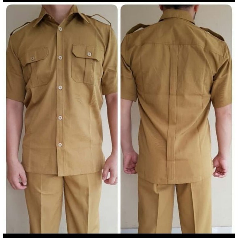 New Arrival Baju Seragam khaki PDH PNS/Pemda/ASN/Guru/Pria/Laki dongker.