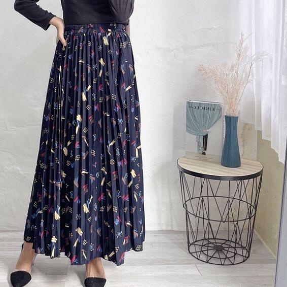 ✷ JNW-ROK PLISKET MOTIP KEMBANG ABSTRAK DAISY/DAILY/YEJIN/MOTIP KEMBANG ROK PLISKET ALLSIZE ➦