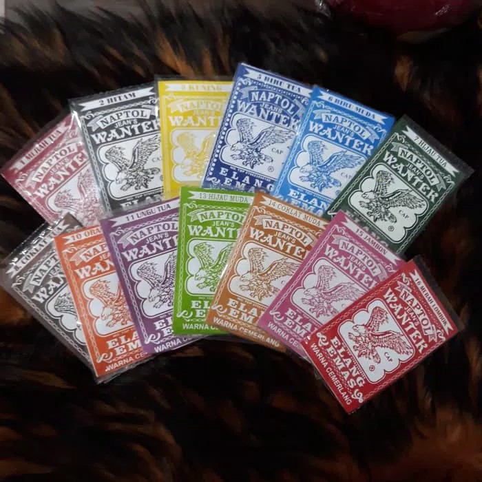 

Wenter / Naptol / Wantex / Pewarna Textil Merk Elang Emas