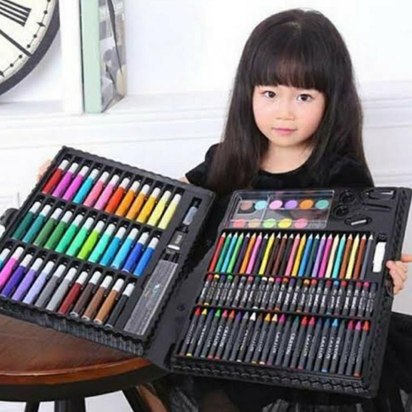 

Sekarang Populer ALAT TULIS CRAYON SET COLOURING 150PCS - PENSIL WARNA 1SET 150PCS SUPER LENGKAP - BDC