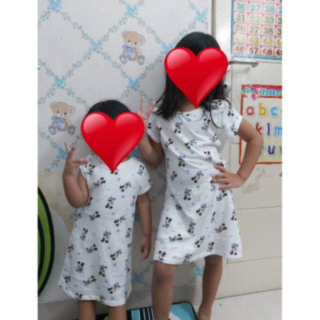 Dress anak my bee kids mybee dress tunik simple mybee