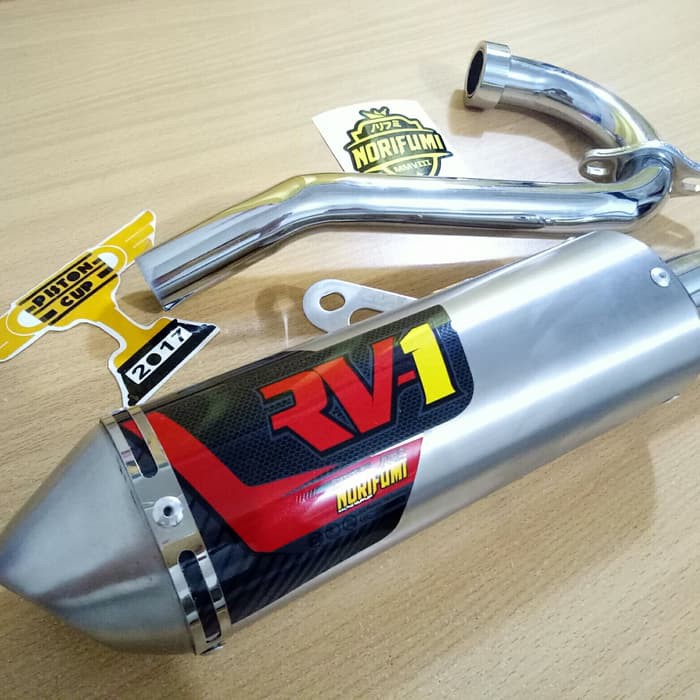 Knalpot Norifumi RV1 KLX DTracker GARANSI 1 TAHUN / Norifumi kLX RV 1