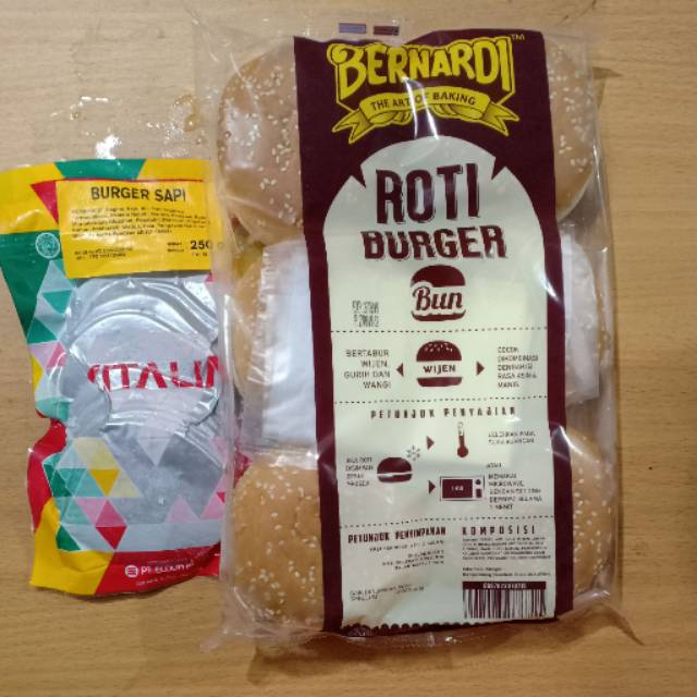 

BERNARDI paket burger 6s isian vitalia