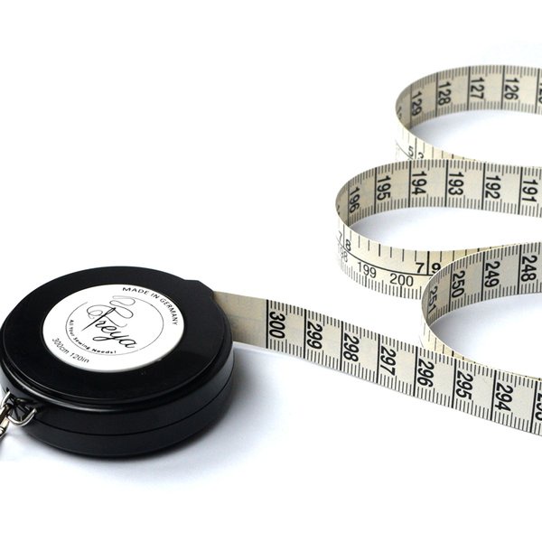 FREYA RONDO-A Meteran Roll Jerman Kain-Baju-Badan 300 cm Gulung Tarik