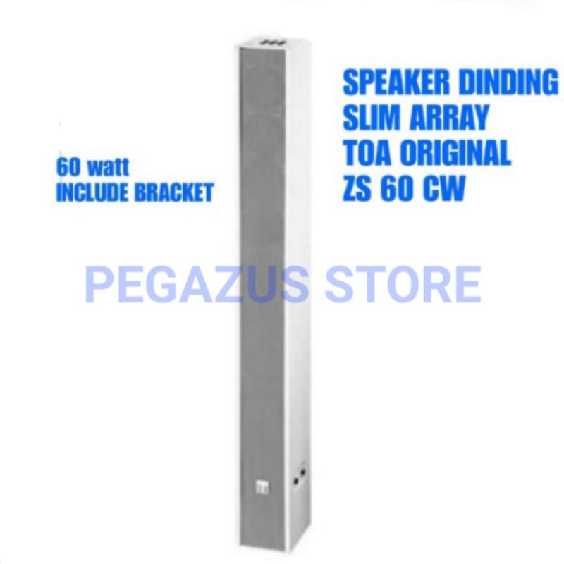 Original 60 Watt 60W TOA Slim Array Speaker S60CW ZS-S60CW ZS S60 CW S 60CW