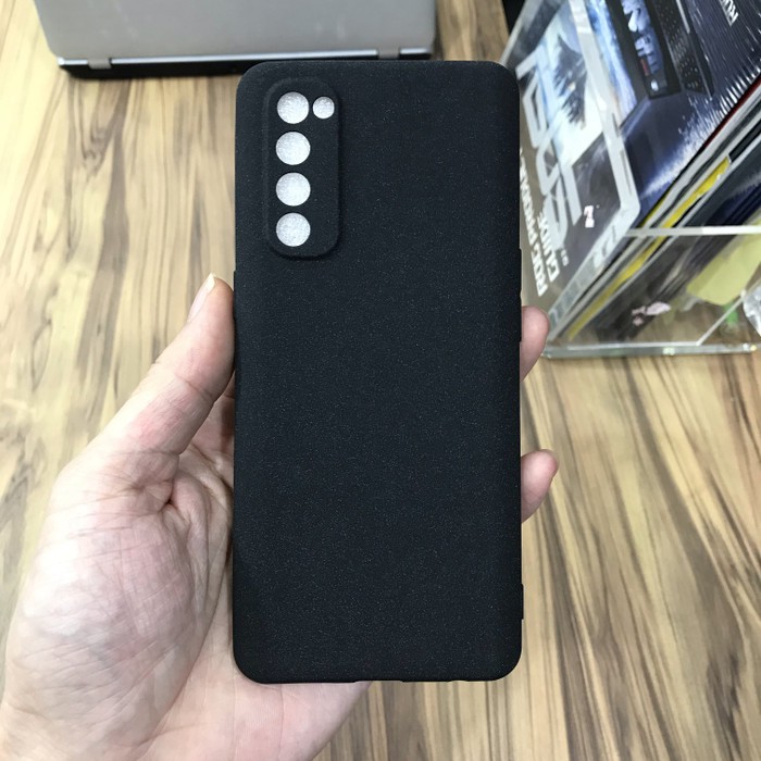 PREMIUM TPU SANDSTONE SOFT JELLY CASE CAMERA PROTECTOR OPPO RENO 4 PRO